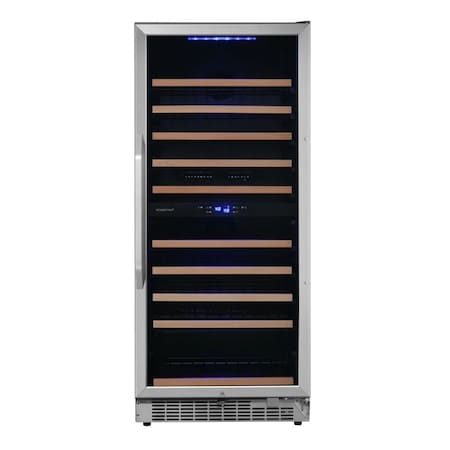 Edgestar 101 Bottle 24 BuiltIn Dual Zone Wine Cooler CWR1102DZ